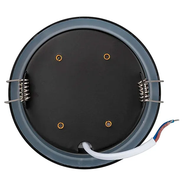 Светильник встраиваемый Эра KL95 Б0055812 SBK GX53 IP44 110*55 мм влагозащищенный черный