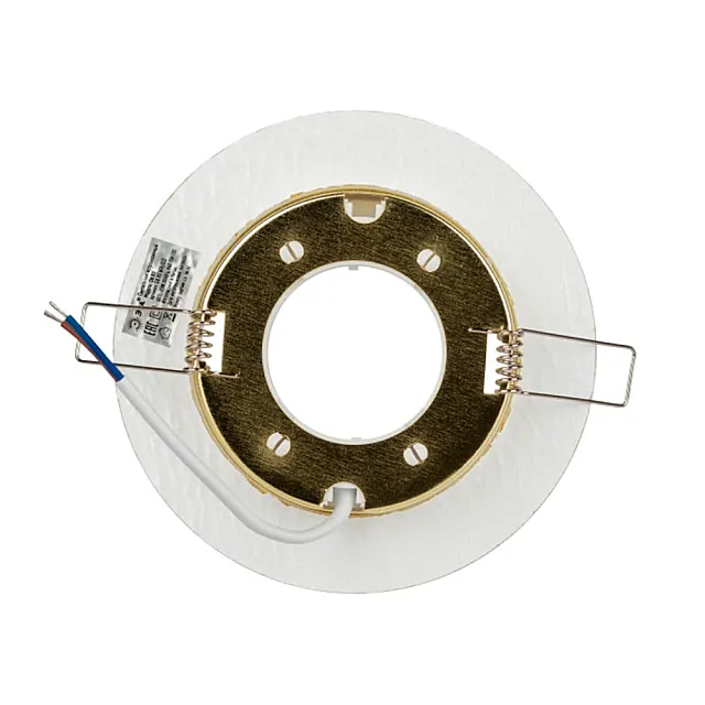 Светильник точечный Эра DK80 Б0019576 WH/GD 220V/13W GX53 белый/золото