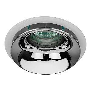 Светильник встраиваемый Эра KL103 Б0056353 WH/CH MR16 GU5.3 белый хром