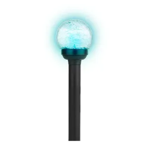 Светильник Эра SL-PL33-CRAC Б0018818 на солнечной батарее 33 см пластик стекло черный