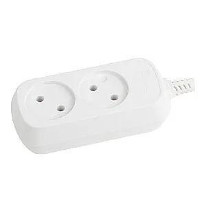 Колодка розеточная Эра KX-2 2 гнезда без зазeмления