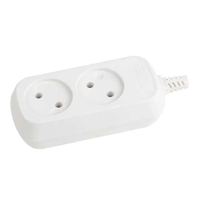 Колодка розеточная Эра KX-2 2 гнезда без зазeмления