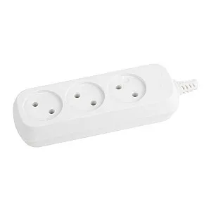 Колодка розеточная Эра KX-3 3 гнезда без зазeмления