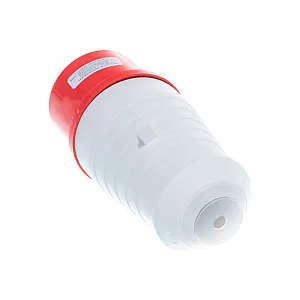 Вилка переносная Эра V-16-3P-PE-N-IP44 Б0032851 c заземлением 16А 380В IP44 красная