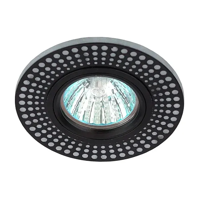 Светильник точечный Эра DK LD41 Б0037383 WH/BK MR16 декор cо светодиодной подсветкой белый/черный