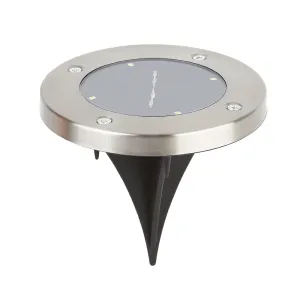 Светильник Эра ERAST040-08 Б0038502 на солнечной батарее сталь пластик 13 см