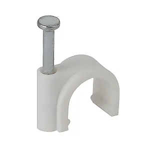 Скоба Эра Б0038891 6 мм круглая пластиковая 50 шт