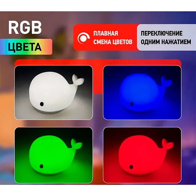 Ночник Эра Кит Б0041088 NLED-411-1W-W с выключателем белый