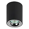 Светильник накладной ЭРА OL1 GU10 BK/CH GU10 80*100мм