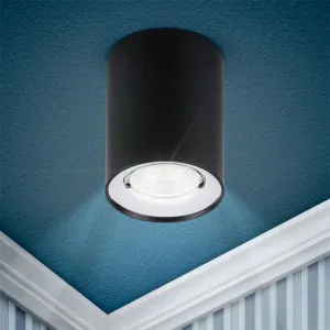 Светильник Эра OL1 Б0041502 GU10 BK/CH GU10 80*100 мм