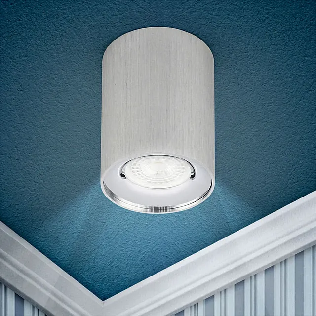 Светильник Эра OL1 Б0041504 GU10 SL/CH 80*100 мм подсветка серебро/хром