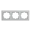 Рамка Intro Solo 4-503-01 на 3 поста белая