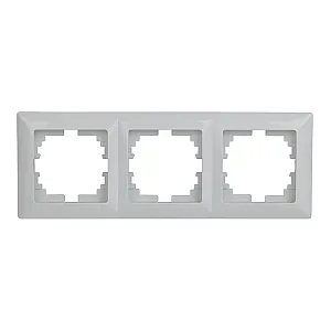 Рамка Intro Solo 4-503-01 на 3 поста белая
