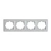 Рамка Intro Solo 4-504-01 на 4 поста белая