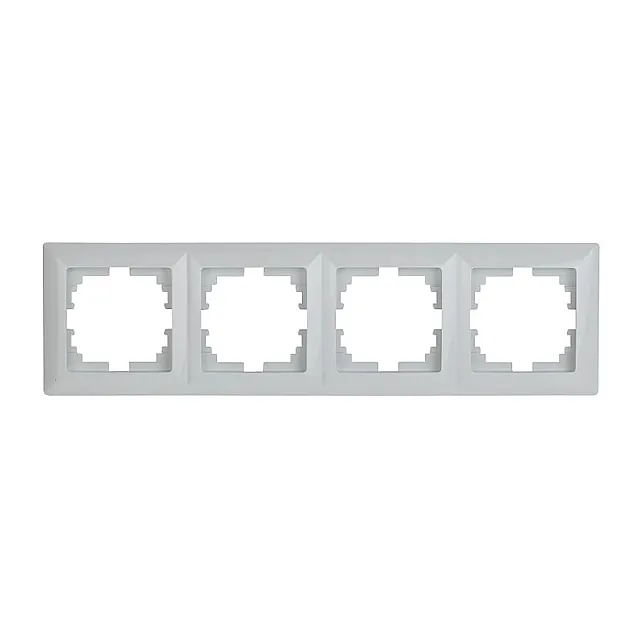 Рамка Intro Solo 4-504-01 на 4 поста белая
