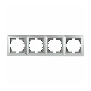 Рамка Intro Solo 4-504-03 на 4 поста алюминий