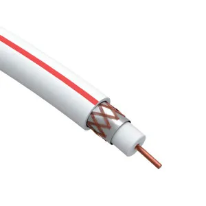 Кабель коаксиальный Эра Б0044619 Sаt 50М 75 Ом Cu/ оплётка Cu 75% PVC белый 20 м