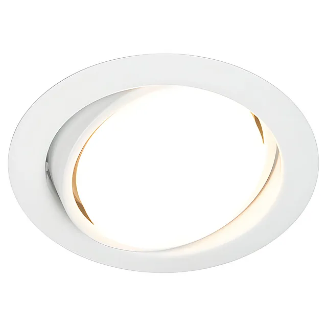 Светильник точечный Эра KL35 А WH /1 GX53 220V/13W поворотный белый
