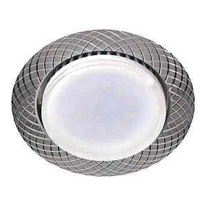 Светильник точечный Эра KL76 Б0048961 AL/SL под лампу Gx53 220V 13W серебро