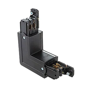 Коннектор Эра STR-30-B-CN-LE типа LE угловой наружный для трехфазного шинопровода черный