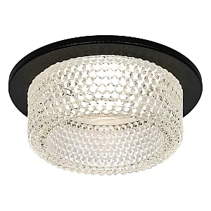 Светильник точечный Эра DK109 Б0058417 BK/CL MR16 GU5.3 акрил прозрачный черный