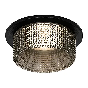 Светильник точечный Эра DK109 Б0058420 BK/GR MR16 GU5.3 акрил серый черный