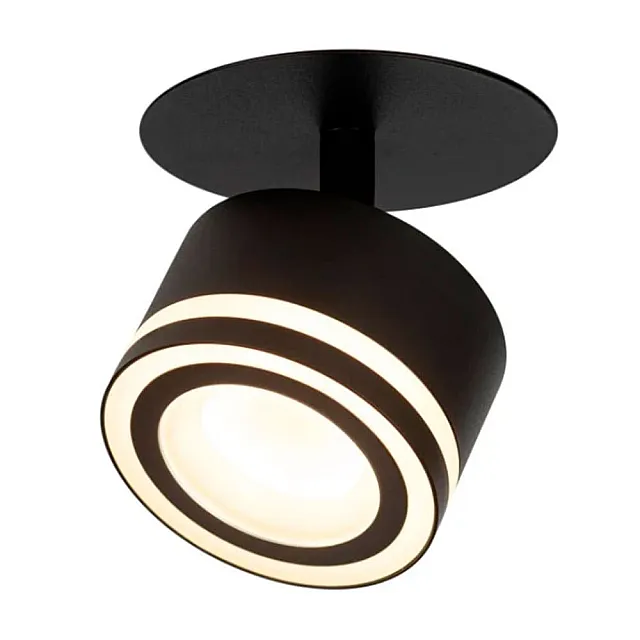 Светильник точечный Эра DK114 Б0059790 BK под лампу GX53 черный