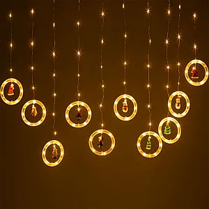 Гирлянда светодиодная Эра ENING-MG Занавес Волшебство 120 led 2.7*0.5 м теплый свет