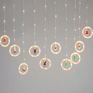 Гирлянда светодиодная Эра ENING-MG Занавес Волшебство 120 led 2.7*0.5 м теплый свет