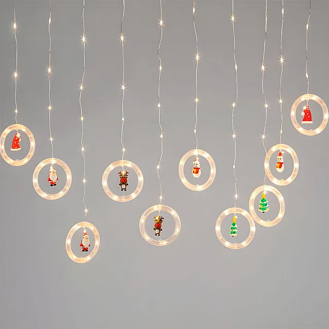 Гирлянда светодиодная Эра ENING-MG Занавес Волшебство 120 led 2.7*0.5 м теплый свет