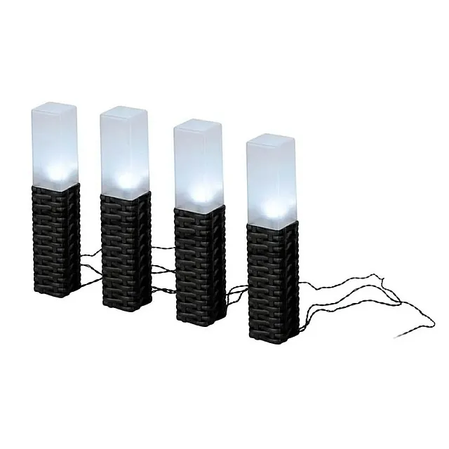 Светильник Эра ERASF23-14 Ротанг на солнечной батарее 41 см 4 LED 4 шт
