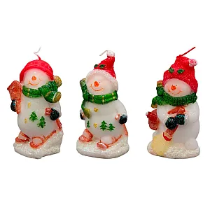 Свеча сувенирная Снеговик 791002