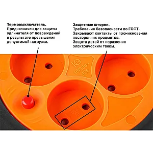 Удлинитель на катушке Юпитер JP8403-01 30 м