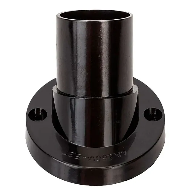 Патрон Юпитер JP7700-03 Е27 карболитовый потолочный наклонный черный