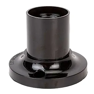 Патрон Юпитер JP7700-04 Е27 карболитовый потолочный прямой