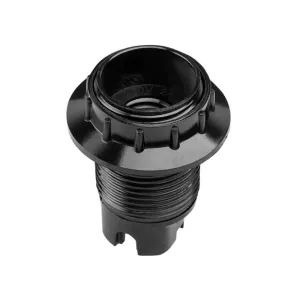 Патрон Юпитер JP7700-05 Е14 карболитовый с кольцом черный