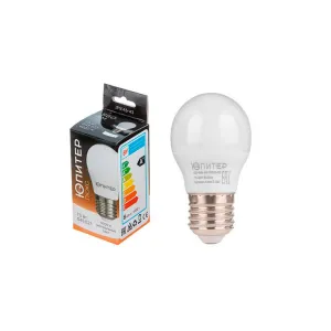 Лампа светодиодная Юпитер Люкс JP5145-43 G45 Шар 7.5 Вт 170-240В E27 4000K