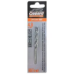 Сверло по металлу Gepard GP0348-086 HSS-G 4.8*52*86 мм