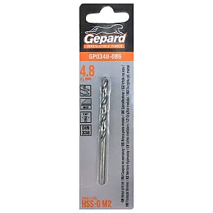 Сверло по металлу Gepard GP0348-086 HSS-G 4.8*52*86 мм