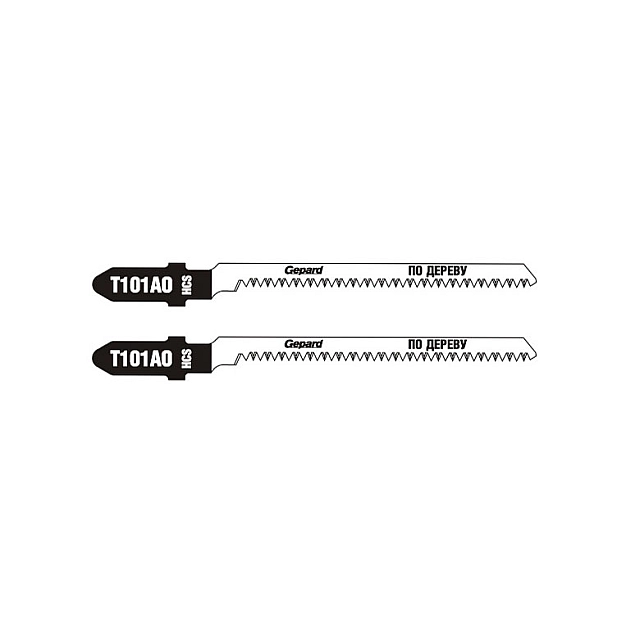 Пилка для лобзика Gepard GP0614-07 по дереву T101AO 2 шт