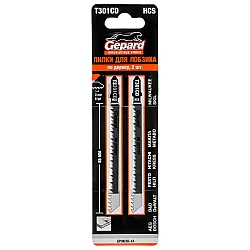 Пилка для электролобзика Gepard GP0630-14 по дереву T301CD 2 шт