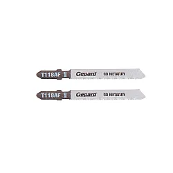 Пилка для лобзика Gepard GP0615-18 по металлу T118AF 2 шт