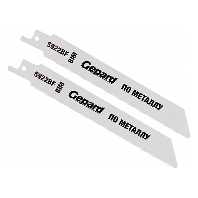 Пилка сабельная по металлу Gepard S922BF 2 шт Пилка сабельная по металлу Gepard S922BF 2 шт