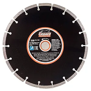 Круг алмазный Gepard м GP0801-230 230*22 мм универсальный