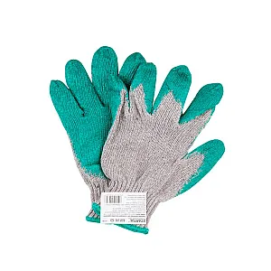 Перчатки хлопчатобумажные Startul ST7198 латексное покрытие утепленные 7 класс