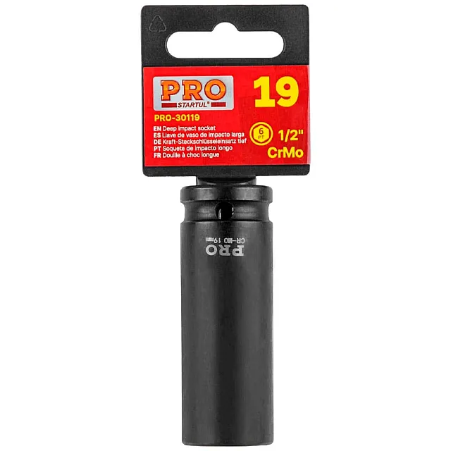 Головка торцевая Pro Startul PRO-30119 ударная глубокая шестигранная 1/2