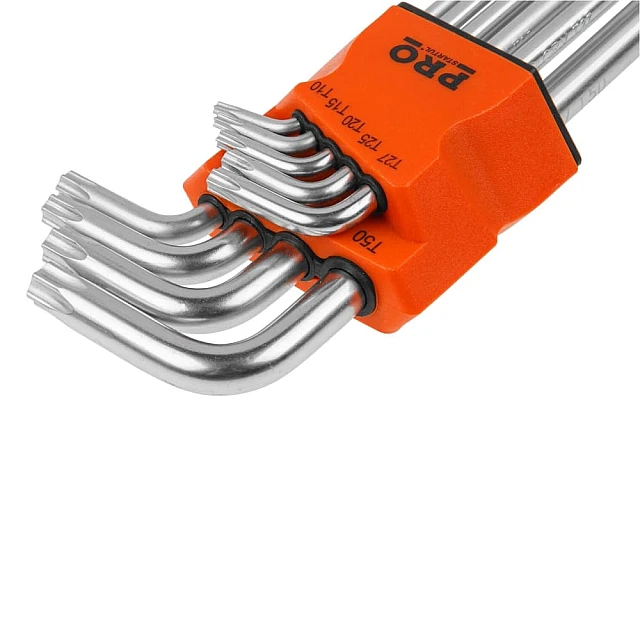 Набор ключей Pro Startul PRO-87109 Torx T10-T50 длинные 9 шт Набор ключей Pro Startul PRO-87109 Torx T10-T50 длинные 9 шт