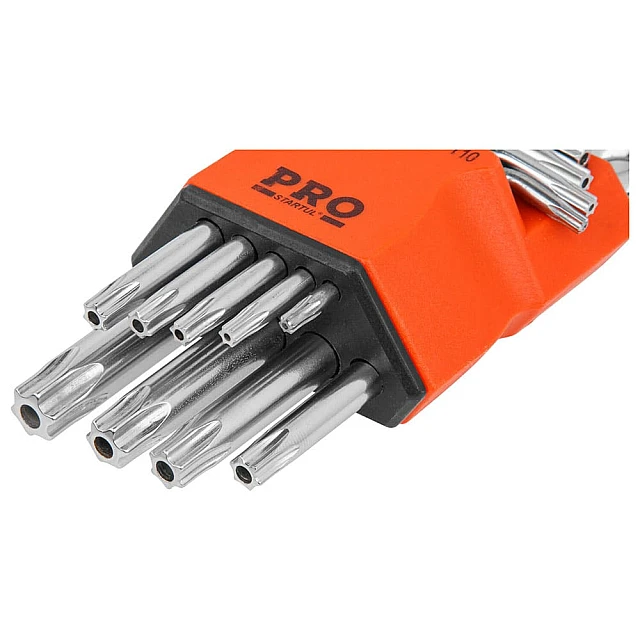 Набор ключей Torx T10-T50 Pro Startul PRO-87209 коротких 9 шт Набор ключей Torx T10-T50 Pro Startul PRO-87209 коротких 9 шт