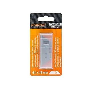 Лезвия сменные Startul ST0920-10 для ножей трапецевидные 10 шт