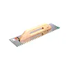 Гладилка нержавеющая Startul Master ST1056-08 126*480 мм зуб 8*8 с деревянной ручкой